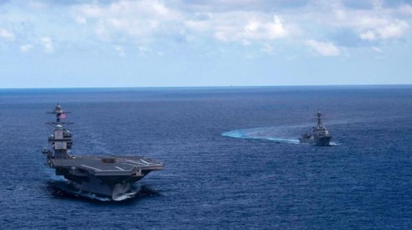 CША отправили к берегам России авианосец CША отправили к берегам России авианосец