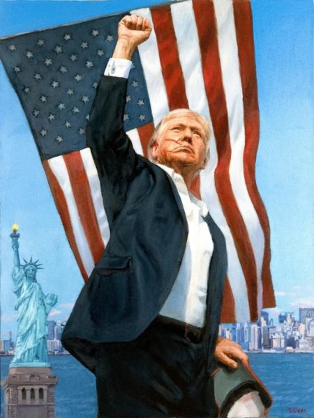 CNN: автором подаренного Путиным портрета Трампу стал Никас Сафронов